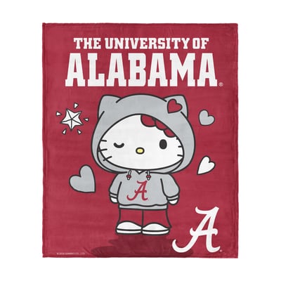Alabama Crimson Tide The Northwest Group Hello Kitty 46" x 60" Silk Touch Throw Blanket