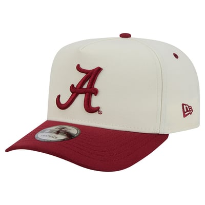 Alabama Crimson Tide New Era Unisex 9FIFTY A-Frame Snapback Hat - White/Crimson