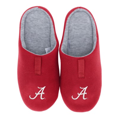 Alabama Crimson Tide ZooZatz Unisex Ribbed Slide Slippers