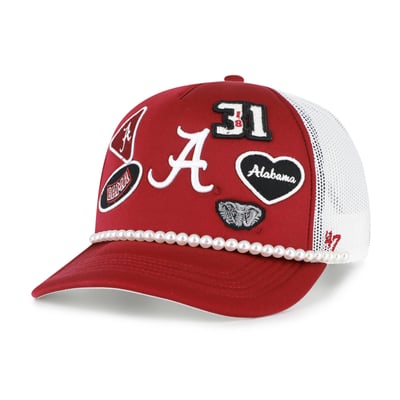  Alabama Crimson Tide '47 Women's Rally On Hitch Adjustable Hat - Crimson