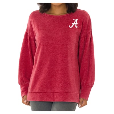 Alabama Crimson Tide Flying Colors Apparel Women's Impressions Brooklyn Sweatshirt - Crimson
