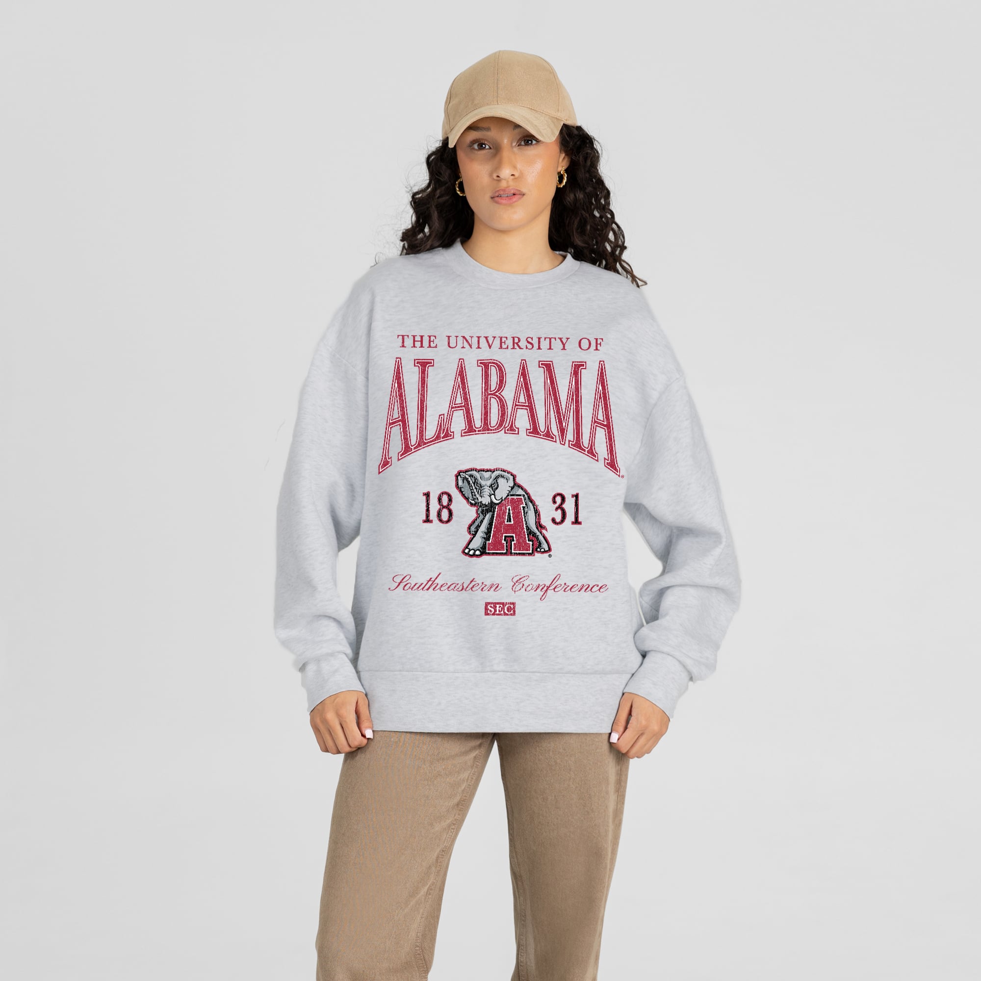 Alabama Women's Gameday Couture Instant Classic Sweatshirt - Ash