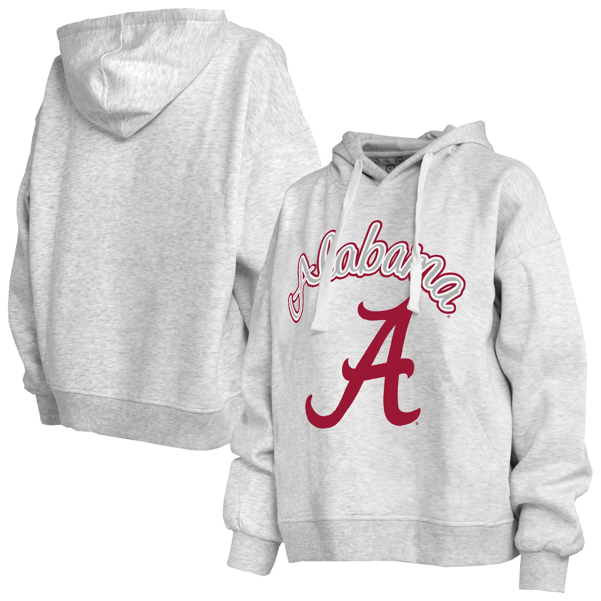 Alabama Women's Pressbox Janise Pullover Hoodie - Heather Gray