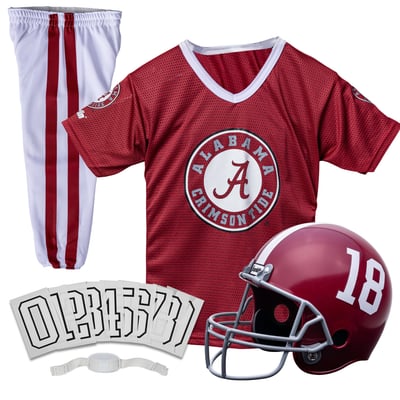 Alabama Crimson Tide Franklin Sports Youth NCAA Deluxe Uniform Set