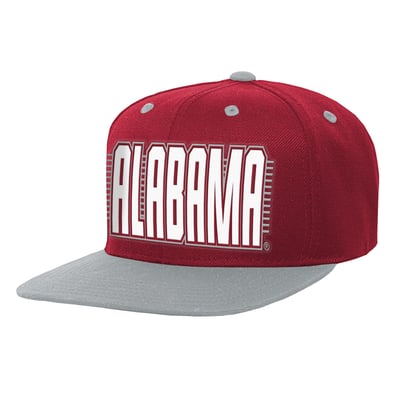  Alabama Crimson Tide Outerstuff Youth Deadstock Snapback Hat - Crimson