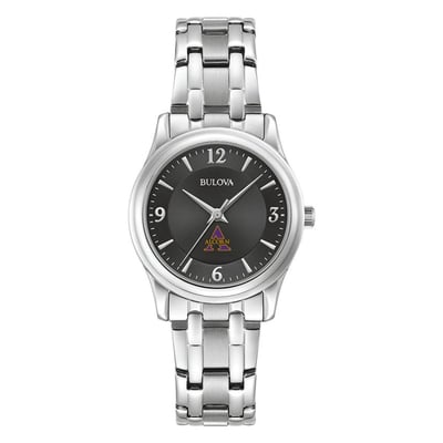 Alcorn State Braves Bulova Women's Corporate Collection Stainless Steel Watch - Black