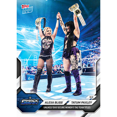 Alexa Bliss & Tatum Paxley - 2026 WWE Topps NOW® - Card 107