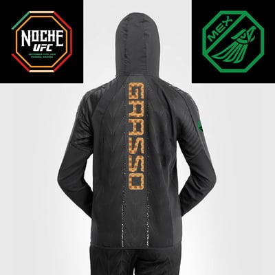 Alexa Grasso Women's UFC Zenith by Venum Authentic Fight Night Noche Full-Zip Walkout Hoodie - Black