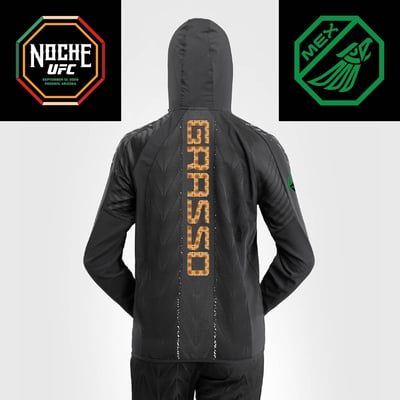 Alexa Grasso Women's UFC Zenith by Venum Authentic Fight Night Noche Full-Zip Walkout Hoodie - Black