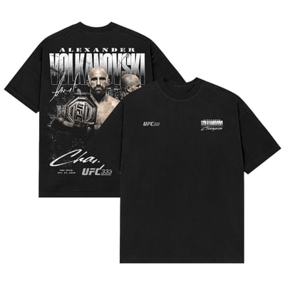 Alexander Volkanovski UFC 333 #AndStill Men's Featherweight Champion T-Shirt - Black