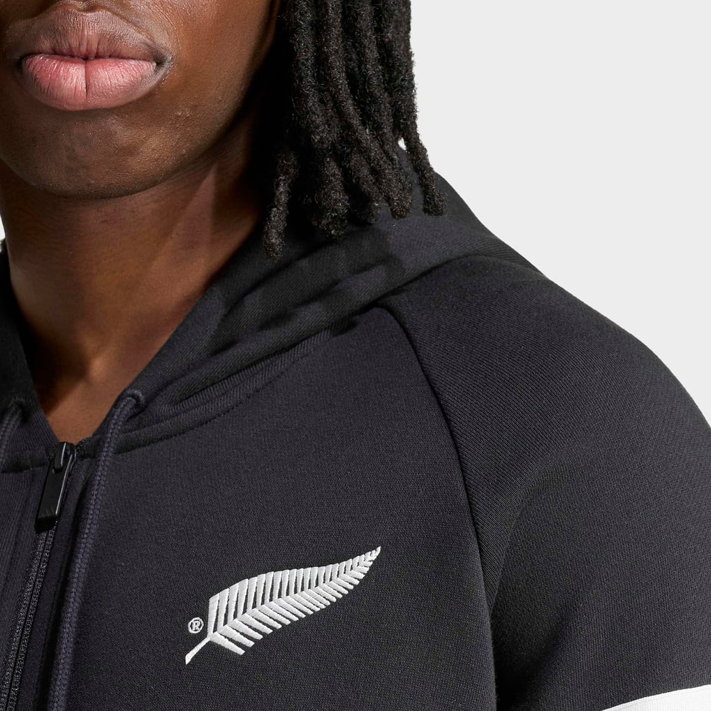 adidas All Blacks Black Leisurewear Full-Zip Hoodie