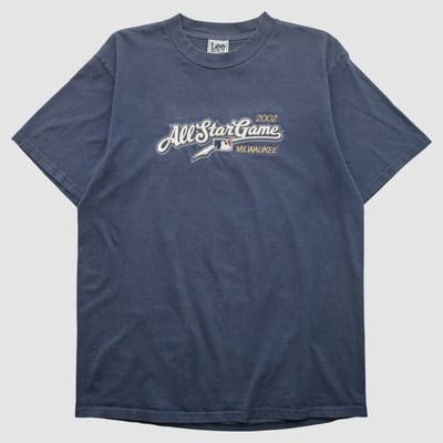 All-Star Game Lee Apparel 2002 T-shirt - Navy - L by Fanatics Real Vintage