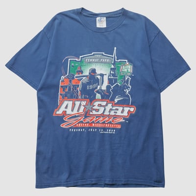 All-Star Game Logo Athletic 1999 T-shirt - Navy - L by Fanatics Real Vintage