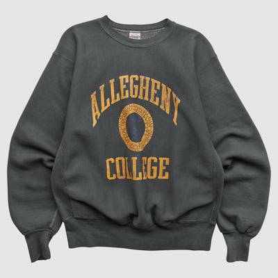 Allegheny Gators MVP 90s Pullover Sweatshirt - Charcoal - S by Fanatics Real Vintage