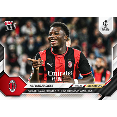 Alphadjo Cisse - 2026-27 UEL Topps NOW® - Card 6