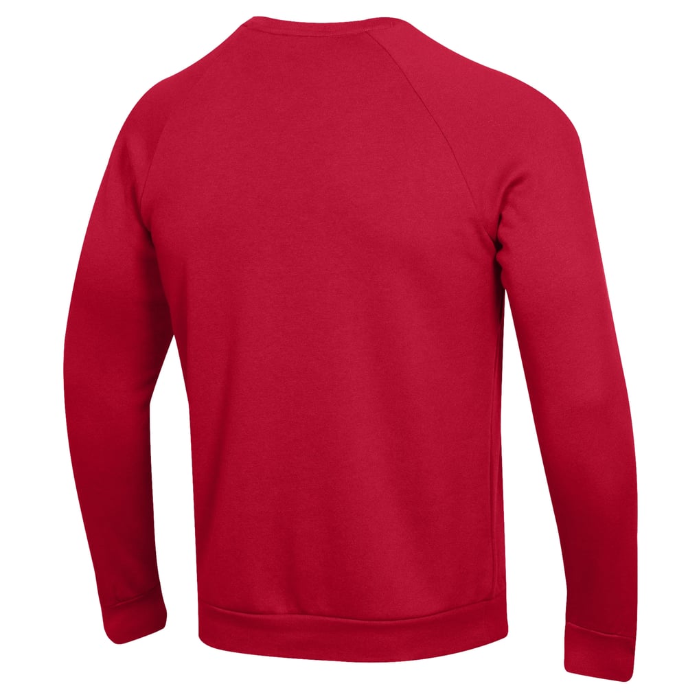 American University Eagles Under Armour Wrestling Rival Fleece Raglan Pullover Sweatshirt - Red