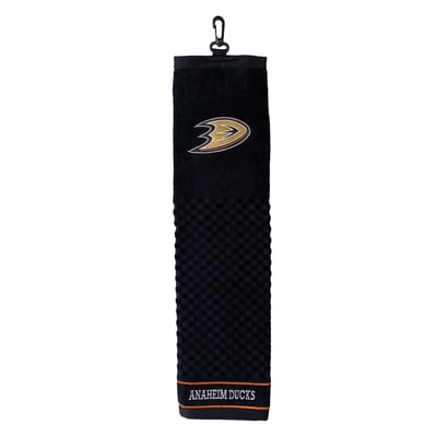 Anaheim Ducks 16" X 22" Tri-Fold Embroidered Scrubber Golf Towel