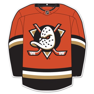 Anaheim Ducks 22" Home Jersey Wall Sign