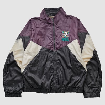 Anaheim Ducks 90s Full Zip Jacket - Purple - M by Fanatics Real Vintage