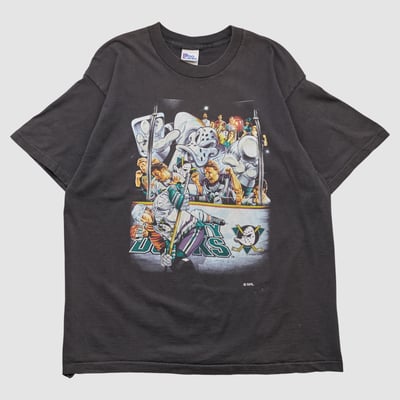 Anaheim Ducks Pro Player 90s T-shirt - Black - L by Fanatics Real Vintage