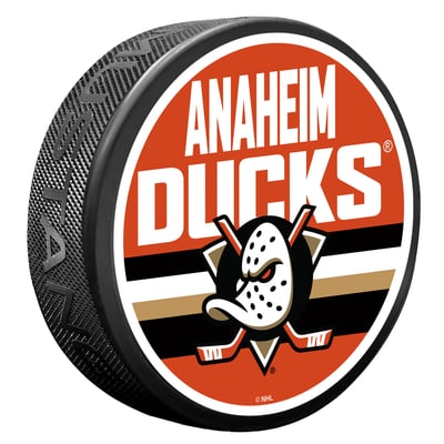Anaheim Ducks Shout Hockey Puck