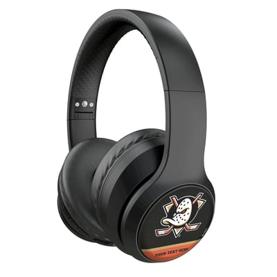 Anaheim Ducks Keyscaper Personalized Solid Wireless Bluetooth Headphones With Case