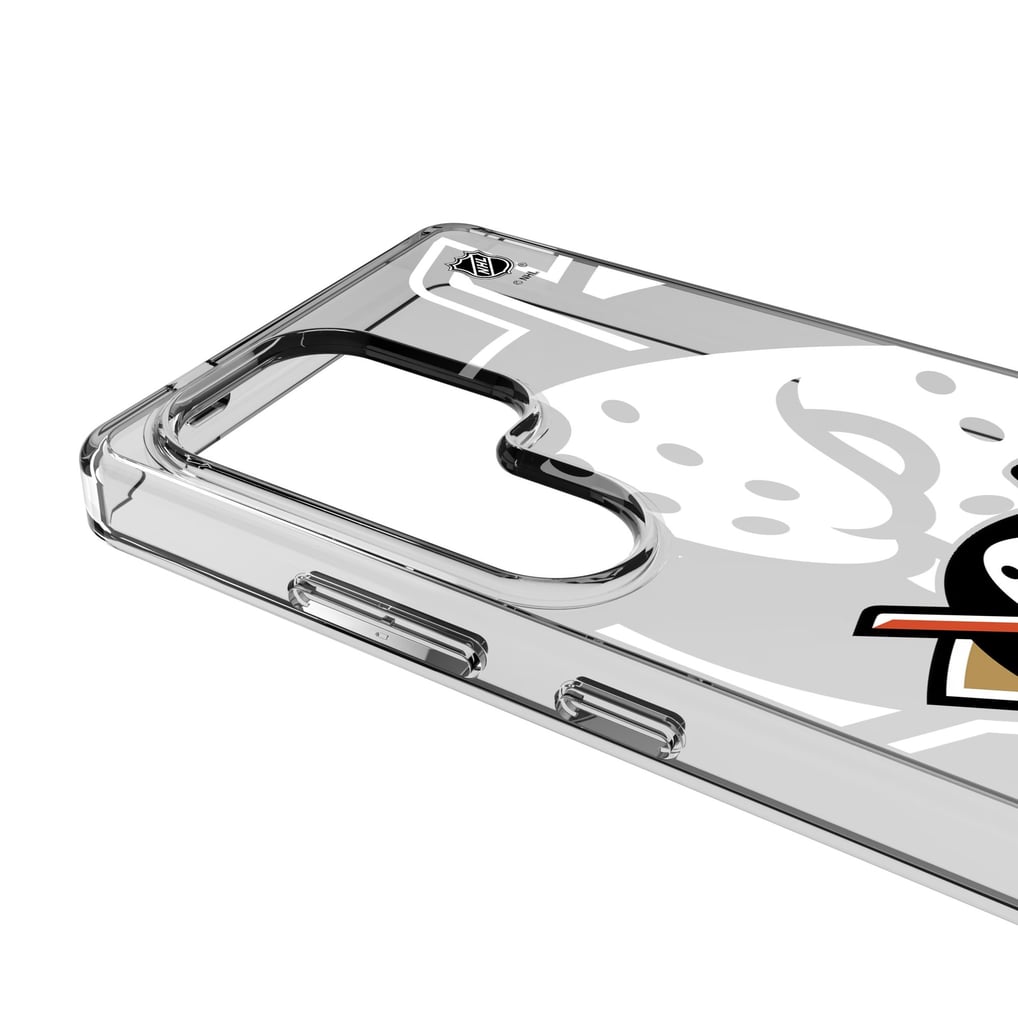 Anaheim Ducks Keyscaper Personalized Tilt Design Galaxy Clear Case