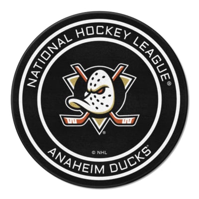Anaheim Ducks Logo Brands 27" Diameter Puck Mat