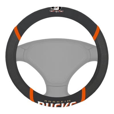 Anaheim Ducks Logo Brands Steering Wheel Cover
