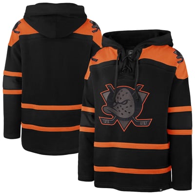 Anaheim Ducks '47 Fall Color Pop Lacer Hoodie - Black
