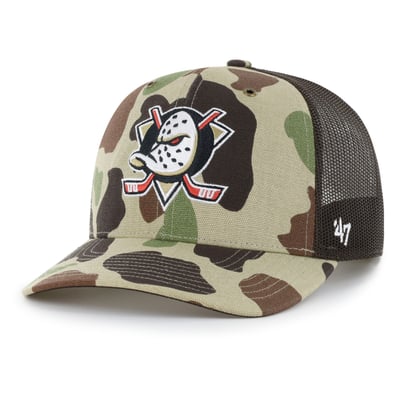 Anaheim Ducks Carhartt x '47 Adjustable Trucker Hat - Duck Camo