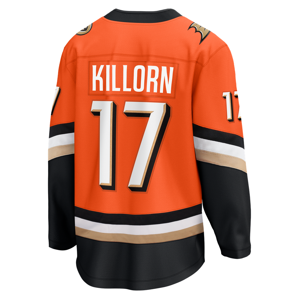 T-shirt Anaheim Ducks - #30 Fasth, Orange, Jeunesse Taille Medium, Occasion Très Bon état