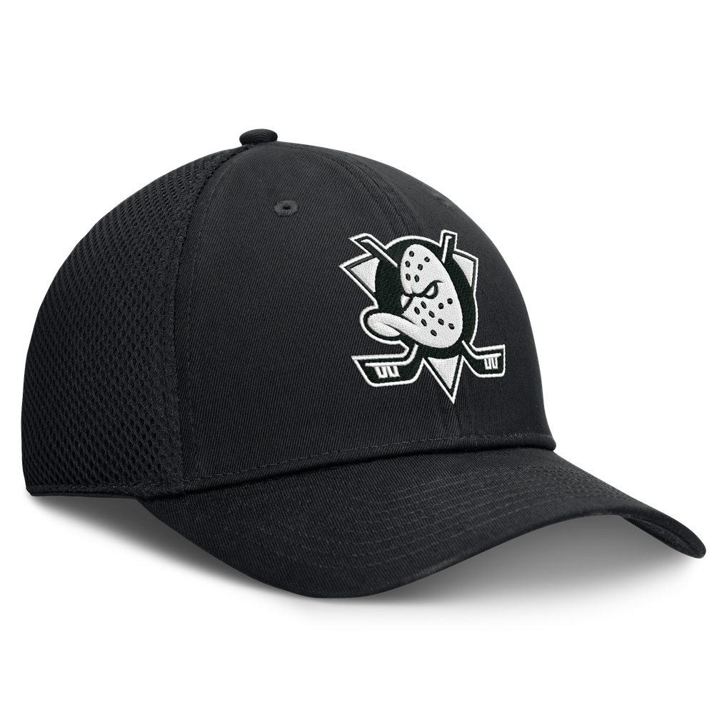 Fanatics Anaheim Ducks Black Tonal Meshback Stretch Hat