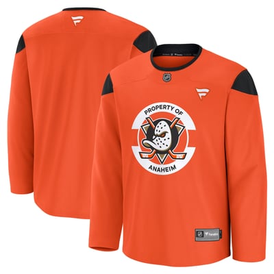 Anaheim Ducks Fanatics Practice Jersey - Orange