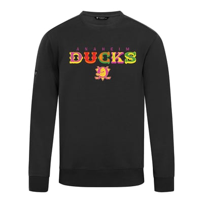 Anaheim Ducks Levelwear DOTD Fiesta Text Zane Sweatshirt - Black
