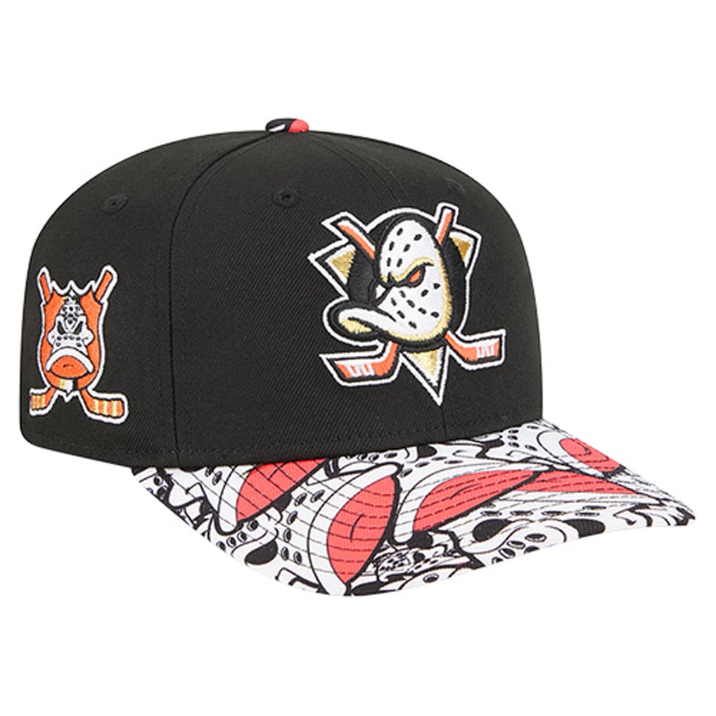 Anaheim Ducks New Era Mascot Visor 9SEVENTY Adjustable Hat - Black