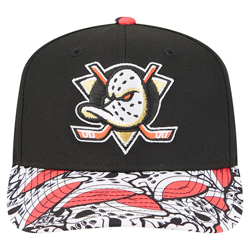 Anaheim Ducks New Era Mascot Visor 9SEVENTY Adjustable Hat - Black