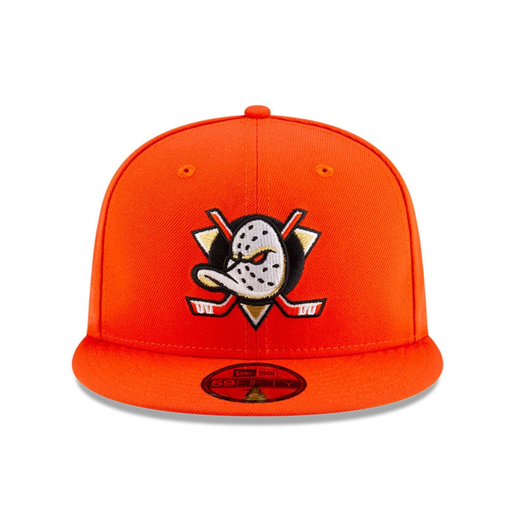  Anaheim Ducks New Era Core 59FIFTY Fitted Hat - Orange
