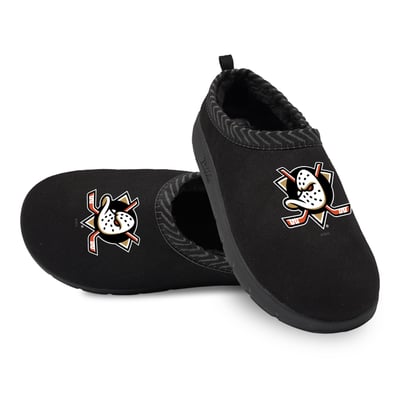 Anaheim Ducks ISlide Unisex Primary Logo Mission Slipper - Black

