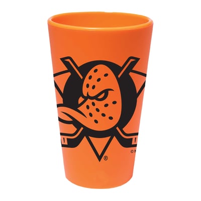 Anaheim Ducks WinCraft 16oz. Logo Silicone Pint Glass
