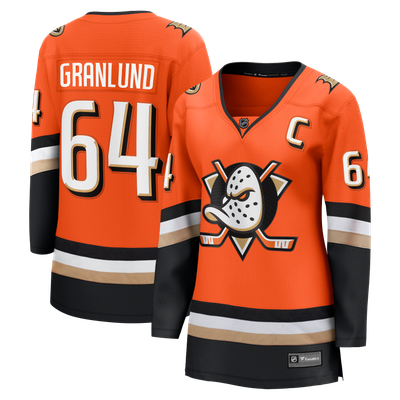 Mikael Granlund Anaheim Ducks Fanatics Women's Home Captain Patch Breakaway Jersey - Orange