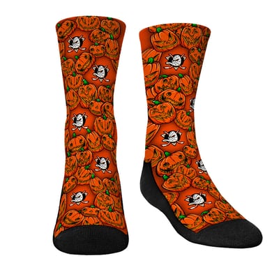 Anaheim Ducks Rock Em Socks Youth Halloween Crew Socks 2-Pack Set