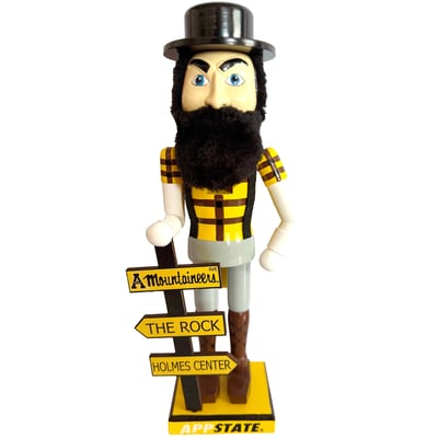 Appalachian State Mountaineers 12" Mascot Nutcracker
