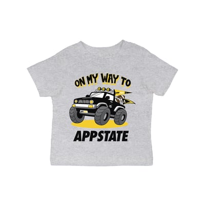 Appalachian State Mountaineers Vive La Fete Infant On My Way T-Shirt - Gray