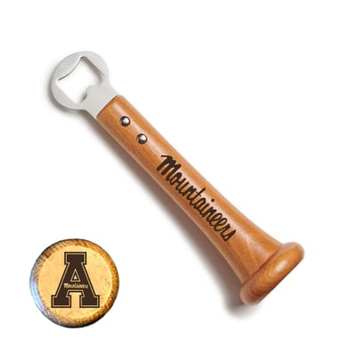 Appalachian State Mountaineers Jardine Baseball BBQ Pickoff Bottle Opener
