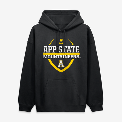  Appalachian State Mountaineers Football Fan Hoodie - Black