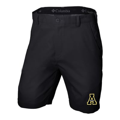 Appalachian State Mountaineers Columbia Omni-Wick Lie Angle Shorts - Black
