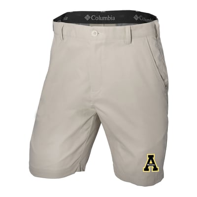Appalachian State Mountaineers Columbia Omni-Wick Lie Angle Shorts - Khaki
