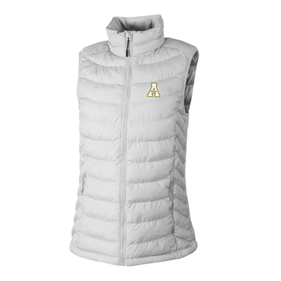  Appalachian State Mountaineers Columbia Women's Powder Lite II Omni-Heat Full-Zip Vest - White