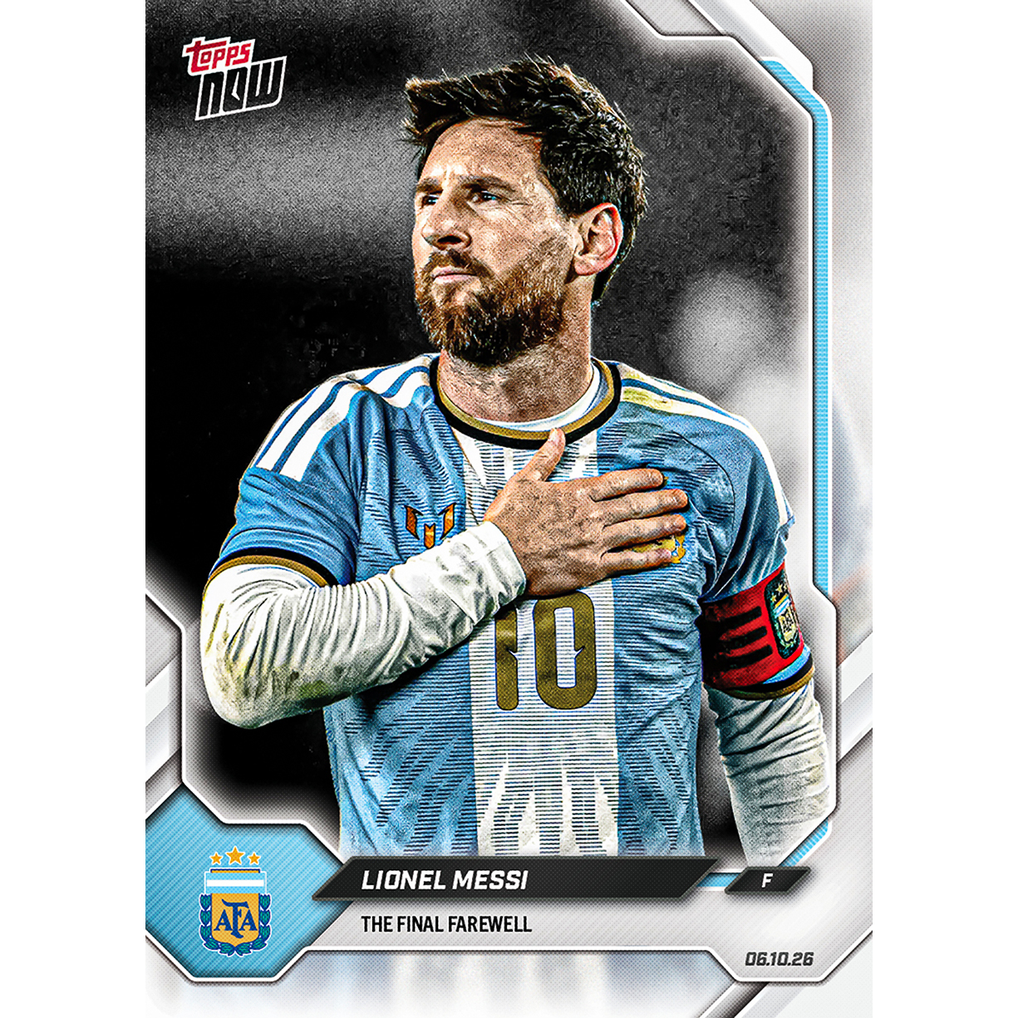 Lionel Messi - 2026 Argentina Topps NOW® - Final Farewell Pack